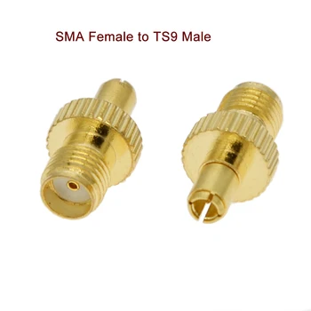 1 шт. Радиочастотный коаксиальный адаптер SMA Female To TS9 Штекер Коаксиальный разъем Позолоченный 50 Ом 4 типа Высокое качество Быстрая доставка