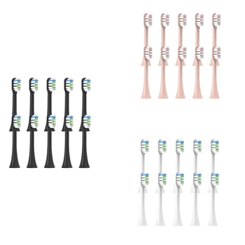 10 шт. Вакуумные упакованные сменные насадки для электрической зубной щетки SOOCAS X3 X3pro X3U X5 V1 D3