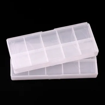 100 комплектов маленьких пустых пластиковых прямоугольных коробок Tungaloy для твердосплавных лезвий + 100 комплектов больших прямоугольных пустых пластиковых