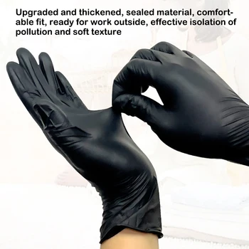100 штук одноразовые нитриловые перчатки водонепроницаемые перчатки для ремонта автомобилей