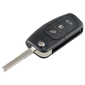 10X Автомобильный умный дистанционный ключ 3 кнопки Подходит для Ford Focus Fiesta 2013 Чехол брелока 433 МГц