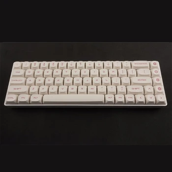 126 Колпачки для клавиш Толстый PBT Высота Механическая клавиатура Колпачок для клавиш Белая тема Прямая поставка