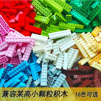 17colos 500 г Совместимый Lego Блоки мелких частиц Кирпич Один многофункциональный смешанный Творческая сборка DIY Строительные блоки Свободные