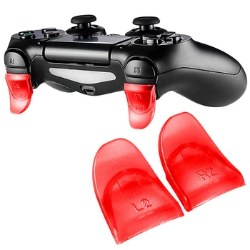 1Пара красных удлинителей триггера R2 L2 для Playstation Контроллер PS4 запускает расширенные кнопки