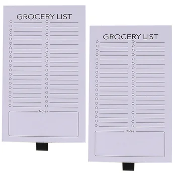 2 шт. Список продуктов Магнитная подушка для холодильника Магнитный блокнот для заметок Удобный магнитный блокнот