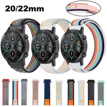 20 мм 22 мм ремешок для часов Samsung Galaxy Watch 5 Pro 45 мм Активный 2 Gear S3 Альпийская петля Браслет Amazfit GTS 2e/3/4/mini GTR4 Ремешок