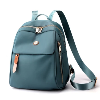 2023 Новый женский рюкзак для подростка Водонепроницаемый нейлоновый рюкзак Женский рюкзак для девочек Дорожные рюкзаки Сумка через плечо Школьная сумка