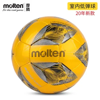 2023 Оригинальные расплавленные футбольные мячи для мини-футбола Официальный размер 4 PU Leather Low Elastic для взрослых Indoor Match и Training Soccer