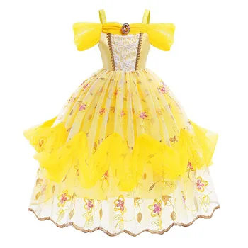 2023 Принцесса Костюмы Платье Рождество Хэллоуин День рождения Ролевая игра Косплей Костюм для ваших маленьких девочек одеваться