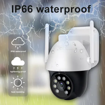 2MP 1080P Yoosee APP Наружная водонепроницаемая беспроводная PTZ-купольная IP-камера Полноцветная AI Humanoid Detection Home Security Монитор видеонаблюдения