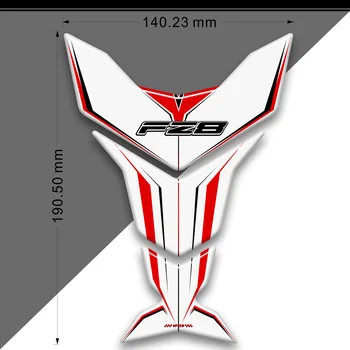 3D Мотоцикл Бак Протектор Наклейка Набор Наклейки Чехол Для Yamaha FZ8 FZ8S Эмблема Значок Логотип FZ 8 Колено