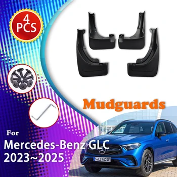 4 шт. Передние и задние крылья для Mercedes Benz GLC X254 2023 2024 2025 Крыло Брызговик Авто Аксессуары