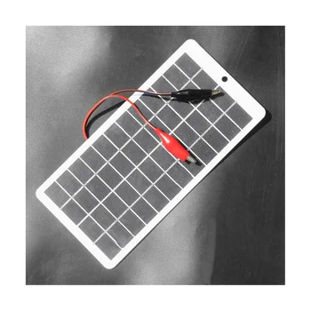 5 Вт 12 В Солнечная панель Поликремниевые панели Наружное зарядное устройство для солнечных батарей Портативная солнечная панель для зарядных устройств для мобильных телефонов