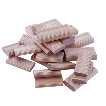 50 штук 6-миллиметровых соединителей для деревянных дюбелей Domino, вилок из бука, соединителей для сращивания деревообрабатывающей мебели