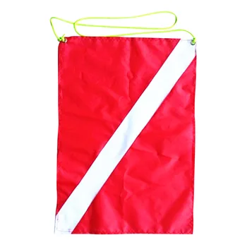 50x35 см Красный белый флаг Diver Down - Scuba Dive Safety & Free Diving Gear