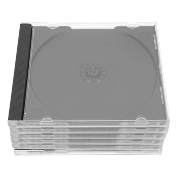 6 шт. CD Диск Чехол Ультратонкий Кошелек Защитный Корпус Органайзер DVD Пустой пластиковый контейнер для хранения Shell