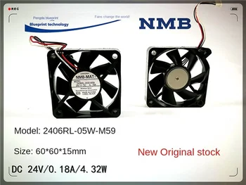 60 * 60 * 15 мм 2406RL-05W-M59 Оригинальный NMB 6015 24v6cm/cm Шасси Материнская плата Трехпроводной инверторный вентилятор