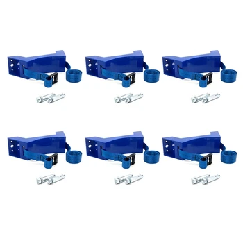 6X Кронштейн для газового баллона Прочный держатель газового баллона из АБС-пластика для автодома RV Caravan, синий