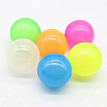 6шт Светящиеся в темноте мячи Надувные мячи Липкие мячи Липкие шарики для снятия стресса Светящиеся мягкие мячи