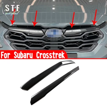 ABS Передняя решетка вокруг наклеек на аксессуары для обшивки для Subaru Crosstrek 2024 2025