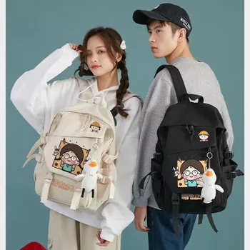 Cherry Maruko-chan анимация вокруг рюкзака в корейской версии студентов милый рюкзак для отдыха подарок для защиты позвоночника