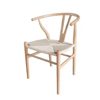 Design Деревянный обеденный стул Hans Lounge Обеденный стул из массива дерева Кресло для мероприятий Классический балкон Sillones Салон Мебель для дома QF