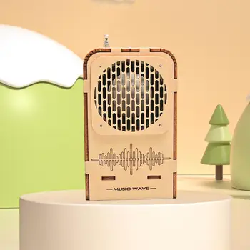 DIY Деревянные наборы для научных экспериментов Радио Модель Развивающая игрушка Учебные пособия Научные головоломки для детей Мальчики и девочки