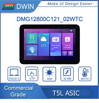 DWIN 12,1 дюйма, 1280*800 пикселей 16,7 млн цветовTN-TFT-LCD Емкостный сенсорный экран