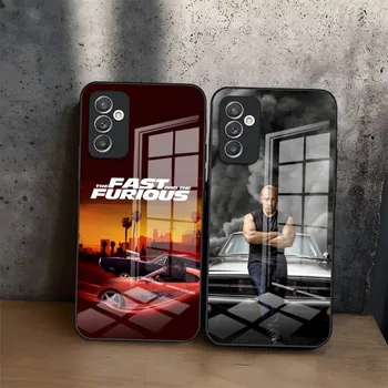 F-fast и F-furious Fast X Чехол для телефона Samsung S21 S23 S30 S22 S20 S9 S10E Note 20 10 Ultra Pro Plus Крышка из закаленного стекла