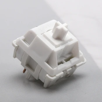 Feker Белый мраморный переключатель 42gf 5-контактные линейные переключатели для механической клавиатуры DIY, HIFI 20 мм, пружина