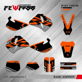 FEWFUSS Графические наклейки Наклейки Мотоцикл Фон Пользовательский Для KTM SX 250 300 360 1993 1994 1995 1996 1997