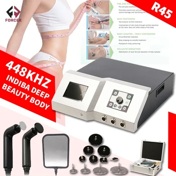 INDIBA Deep Beauty Аппарат для похудения тела Устройства для подтяжки лица Система Skin R45 RF Высокочастотный 448 кГц Потеря веса Испания Технология