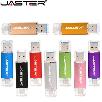 JASTER Бесплатный пользовательский логотип TYPE-C USB 2.0 Флэш-накопитель 128 ГБ Пластиковый флеш-накопитель Бесплатный брелок для ключей 64 ГБ Креативная подарочная карта памяти 32 ГБ
