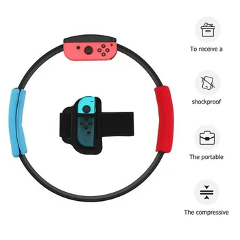 Joy Ring Fit Приключение Для Nintention Switch Game Регулируемый эластичный ремень для ног Спорт Соматосенсорная фитнес-игра Йога для взрослых