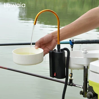 Lawaia Рыболовный водяной насос Рыболовные инструменты Автоматическое устройство для наполнения водой Электрический автоматический насос для снаряжения для дикой рыбалки