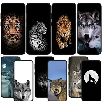Leopard Stalking Wolf Art Мягкий чехол Чехол для телефона Xiaomi Redmi Note 11 10 9 8 Pro 9S 10S 11S 9A 9C NFC 9T 10A 10C 8A Чехол