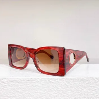 Luxury Brand Солнцезащитные очки Женщины Мужчины Модный дизайнер Большая зеркальная рама Персонализированные трендовые солнцезащитные очки 9593