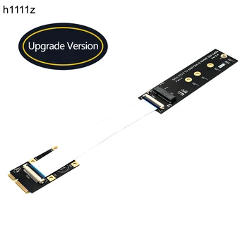 M.2 NVME SSD на Mini PCI-e Адаптер Адаптер Адаптер Адаптер Райзер для кабеля FFC для M.2 Key M 2230 / 2242 / 2260 / 2280 NVME SSD Converter Удлинитель