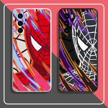 Marvel Spider Man Жидкий силиконовый чехол для Xiaomi Redmi Note 12 Pro 11 11S 10 10S 9S 9 Max 8 7 5 10C 9A 9C 8A Мягкий чехол Funda