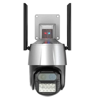 MOOL 8MP 4K Dual Lens Wi-Fi Камера 8X Zoom Безопасность IP-камера Автоматическое отслеживание Аудио Видео Камера наблюдения