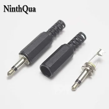 NinthQua Новый 3,5 мм 2P Двухжильные моно Аудио Разъемы Электрический Штекер Разъем Провод Клеммы Адаптер