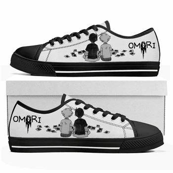  Omori Custom Низкие Кроссовки Мультяшная Игра Женские Мужские Подростки Мода Высокое Качество Обувь Повседневная Tailor Made Canvas Sneaker