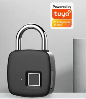 P30+ Tuya Smart Биометрический отпечаток пальца Пароль Дверной замок общежития без ключа Bluetooth-совместимый 4.1 Портативная защита от кражи
