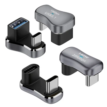 QX2B USB C Гнездо на USB/Typpe-C Штекерный зарядный адаптер Видеовыход 4K для консолей