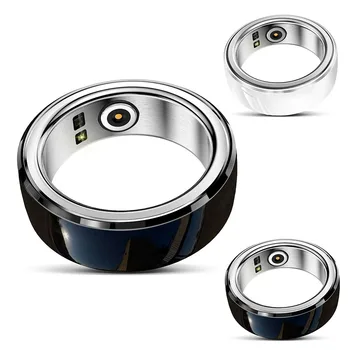 Smart Ring Универсальный носимый трекер здоровья IPX8 Водонепроницаемое ношение Умное кольцо с зарядным чехлом Частота сердечных сокращений Сон Кислород в крови Mo