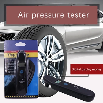 TG101 Цифровой автомобильный датчик давления воздуха в шинах Измеритель ЖК-дисплея Манометр Барометры Тестер PSI/KPA/BAR/KG/CM2 Детектор для автомобиля