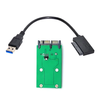 USB 3.0 на mSATA 50-контактный твердотельный накопитель и 1,8-дюймовый адаптер micro SATA 7+9 16-контактный адаптер