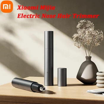 Xiaomi Mijia Электрический триммер для волос в носу Съемный антибактериальный лезвие Скрытый защитный чехол IPX5 Водонепроницаемый Type-C Зарядка