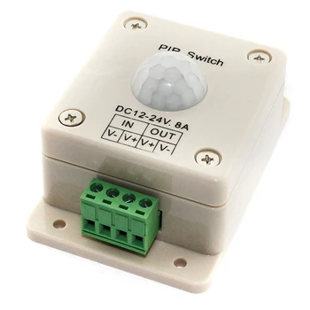 Автоматический переключатель инфракрасного датчика движения постоянного тока 5 В 12 В 24 В для светодиодной ленты лампы Инфракрасный переключатель датчика движения