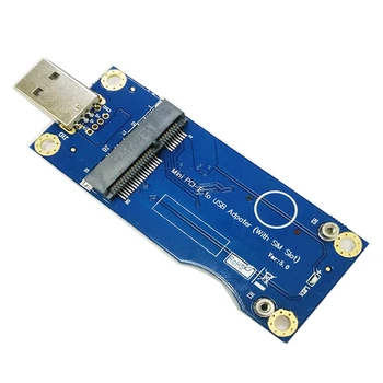 Адаптер Mini PCI-E на USB со слотом для SIM-карты для модуля WWAN/LTE Плата адаптера модуля 3G / 4G (промышленный класс)